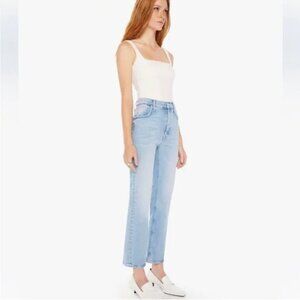 MOTHER Light Blue Straight Leg Jeans